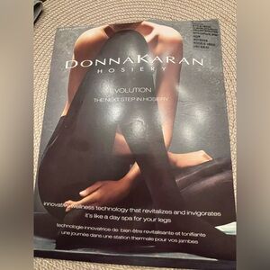 Donna Karan satin jersey tights